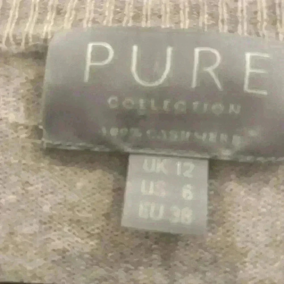 PURE COLLECTION | 100% Cashmere Cardigan | Sz 6 | GUC - Picture 7 of 8